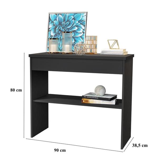 Aparador 1 Gaveta Max 90 Ofertamo Preto Fosco Sala Estar Imagem de Aparador 1 Gaveta Max 90 Ofertamo Preto Fosco Sala Estar