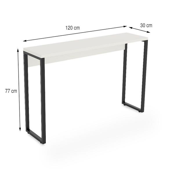 Imagem de Aparador 120cm Martinucci Iron IRAP1230BBP Home Office Branco