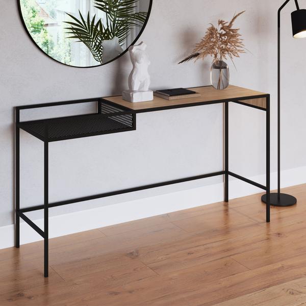 Aparador 140cm York Aço Expandido Industrial Artesano Imagem de Aparador 140cm York Aço Expandido Industrial Artesano