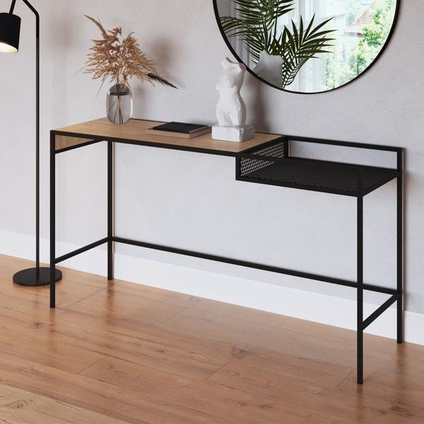 Aparador 140cm York Aço Expandido Industrial Artesano Imagem de Aparador 140cm York Aço Expandido Industrial Artesano