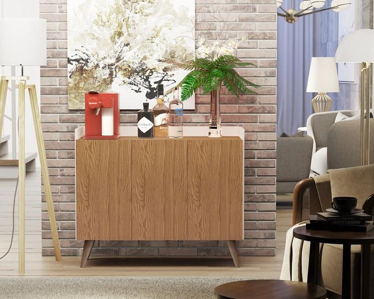Aparador 3 Portas Galhardo II Plus cor Off / Freijó - Comprar Moveis para sua Casa - Comprar Móveis em Casa Imagem de Aparador 3 Portas Galhardo II Plus cor Off / Freijó - Comprar Moveis para sua Casa
