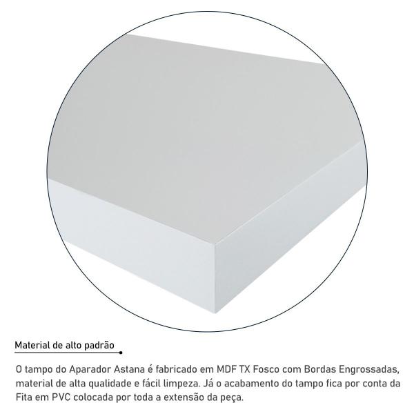 Aparador Astana Para Sala Quarto Cobre e Branco - Genus Móveis Imagem de Aparador Astana Para Sala Quarto Cobre e Branco