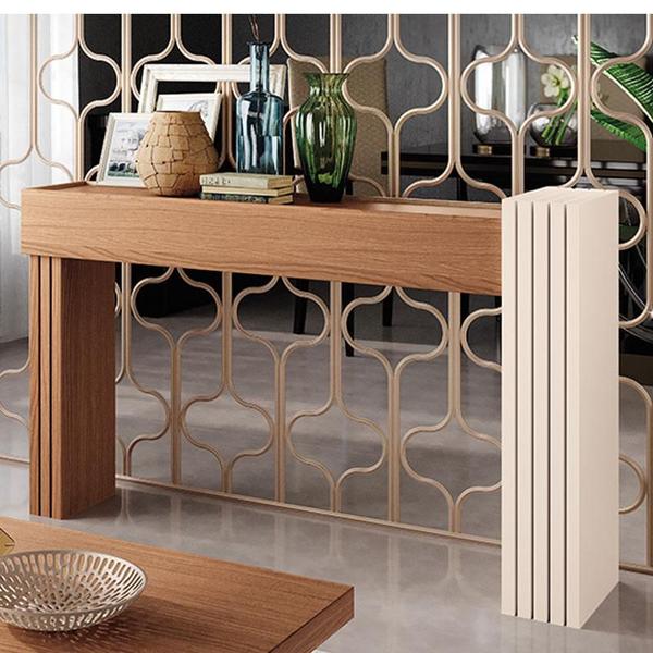 Aparador Astro e Mesa de Centro Luna Nature Off White HB Móveis - HB Moveis Imagem de Aparador Astro e Mesa de Centro Luna Nature Off White HB Móveis
