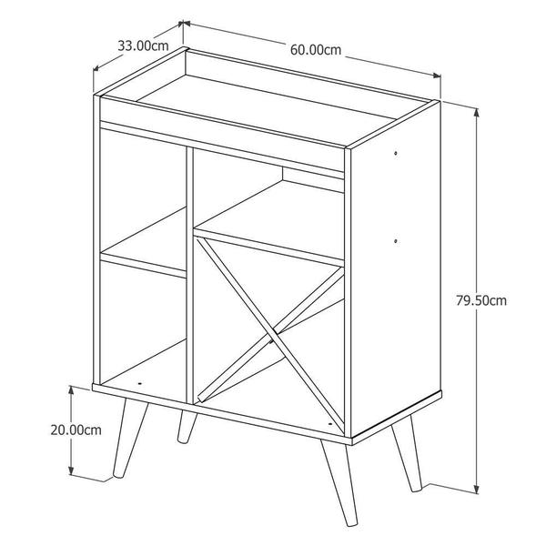 Imagem de Aparador Barzinho Com Adega Porto Belo - LET Decor