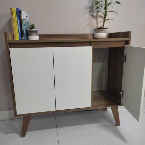 Imagem de Aparador Buffet 90cm Retro Mdf Madri - On Móveis