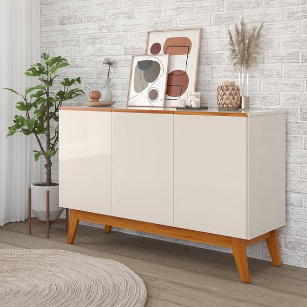 Aparador Buffet Ares 3 Portas Lux - Moveis House Imagem de Aparador Buffet Ares 3 Portas Lux