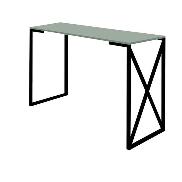 Aparador Buffet Balcão Bex Insdustrial Ferro Preto MDF Verde Oliva - Ahz Móveis - AHAZZO MÓVEIS Imagem de Aparador Buffet Balcão Bex Insdustrial Ferro Preto MDF Verde Oliva - Ahz Móveis
