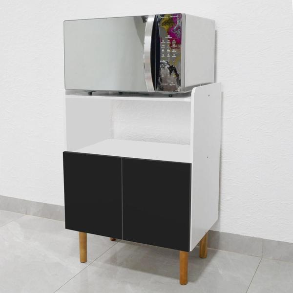 Imagem de Aparador Buffet Cantinho Cafe Retro Mesa Madeira 58x85cm