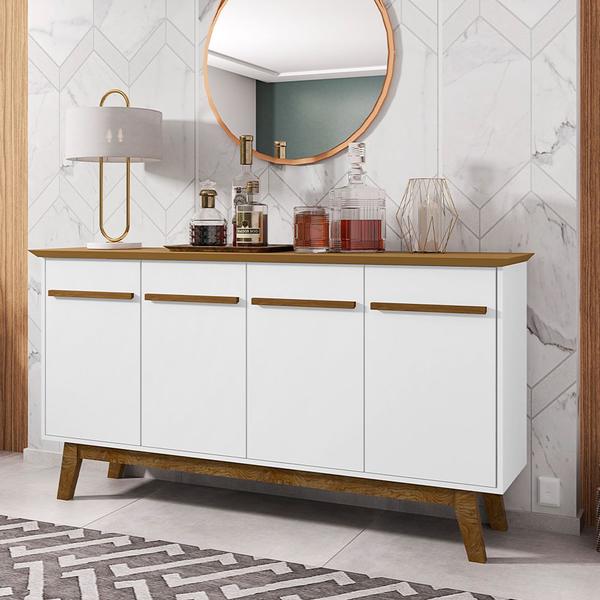 Aparador Buffet Decorativo Magno B02 Cinamomo Branco - Lyam Decor Imagem de Aparador Buffet Decorativo Magno B02 Cinamomo Branco - Lyam Decor