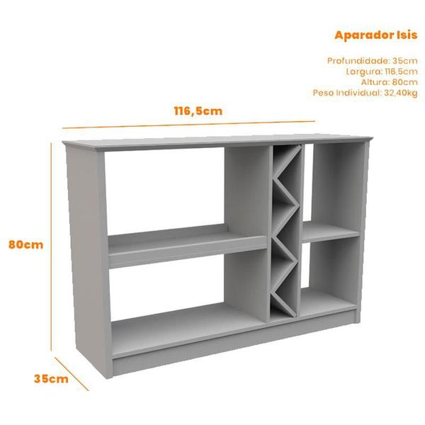 Aparador Buffet Isis Off White New Ceval Imagem de Aparador Buffet Isis Off White New Ceval