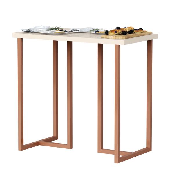 Imagem de Aparador Buffet Mali 76cm Para Sala Hall de Entrada Com Pé de Ferro Industrial Design Moderno