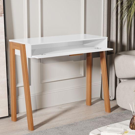 Aparador Buffet ou Penteadeira Quarto Sala Morano Pés madeira cor Branco - JM Casa dos MóveisJM Imagem de Aparador Buffet ou Penteadeira Quarto Sala Morano Pés madeira cor Branco - JM Casa dos MóveisJM