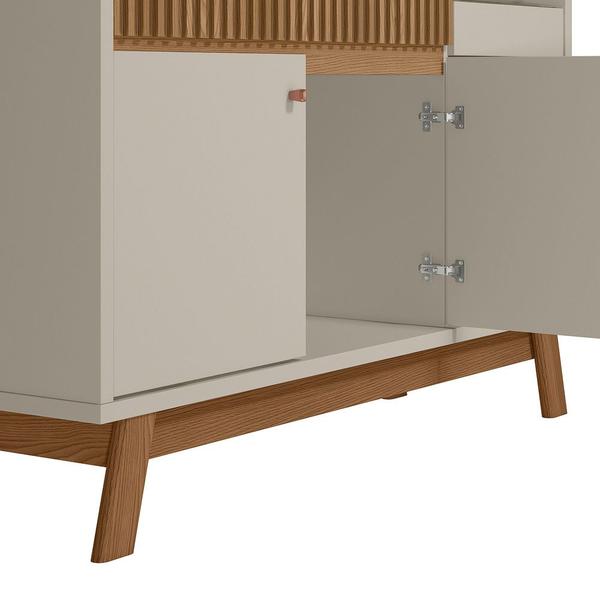 Aparador Buffet para Sala de Estar Lorenzzo L01 Freijó Off White Clique Chique Imagem de Aparador Buffet para Sala de Estar Lorenzzo L01 Freijó Off White Clique Chique