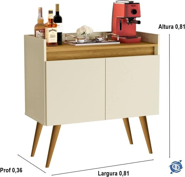 Aparador Buffet Sala 2 Portas Luxo Prime - Várias Cores - JM Casa dos Móveis Imagem de Aparador Buffet Sala 2 Portas Luxo Prime - Várias Cores - JM Casa dos Móveis