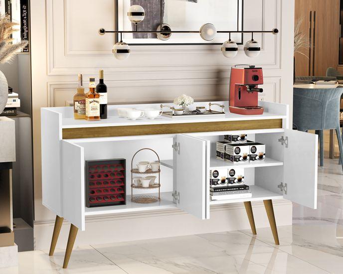 Imagem de Aparador Buffet Sala 4 Portas Luise - Diversas Cores - Comprar Moveis em Casa