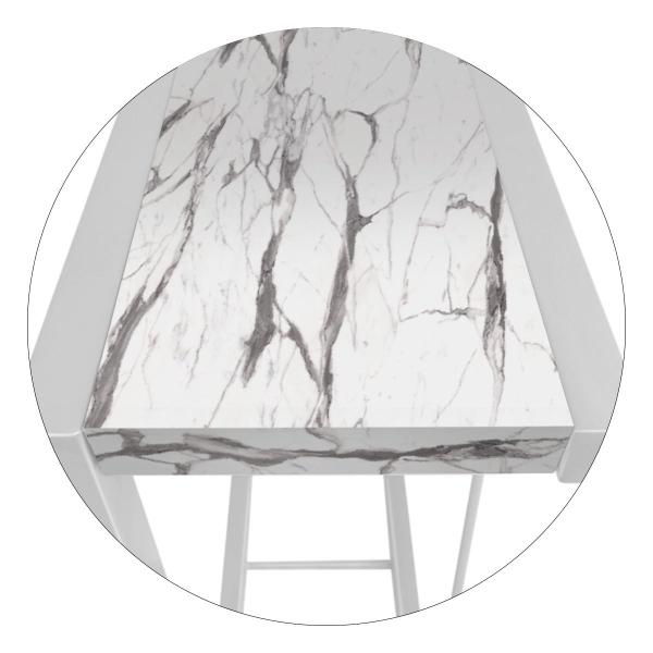Aparador Castellon Para Sala Quarto Branco e Vulcano - Genus Móveis Imagem de Aparador Castellon Para Sala Quarto Branco e Vulcano