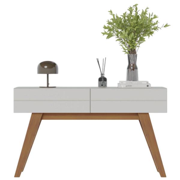 Aparador com 2 Gavetas Retrô Corupá Off White Matte - CasaH Imagem de Aparador com 2 Gavetas Retrô Corupá Off White Matte
