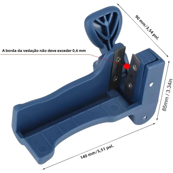 Imagem de Aparador de Bordas de Madeira Manual para Móveis - Conjunto de Cortador