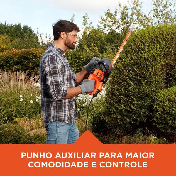 Imagem de Aparador De Cerca Viva 22'' 500W Black+Decker Behts401 110V