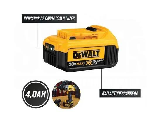 Imagem de Aparador De Cerca Viva Dewalt A Bateria 20v 4ah Dcht820b Bivolt