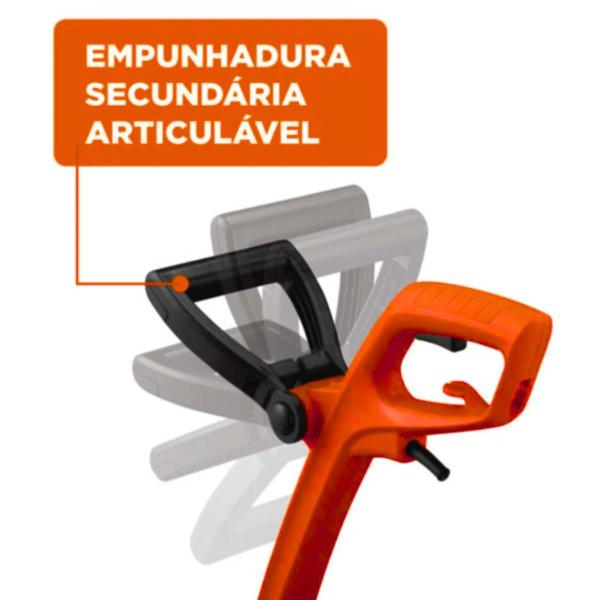 Imagem de Aparador De Grama 500w 9 pol'' 230mm Black+Decker 127v GL350