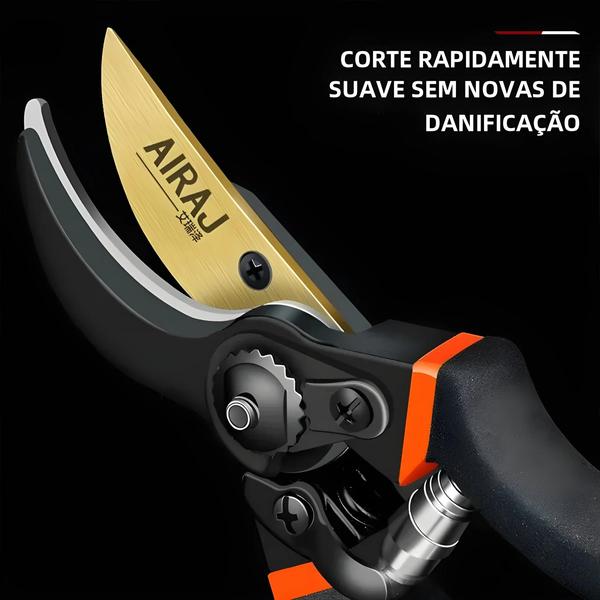 Aparador de Jardim Multifuncional - Tesoura de Poda Manual Resistente e Durável Imagem de Aparador de Jardim Multifuncional - Tesoura de Poda Manual Resistente e Durável