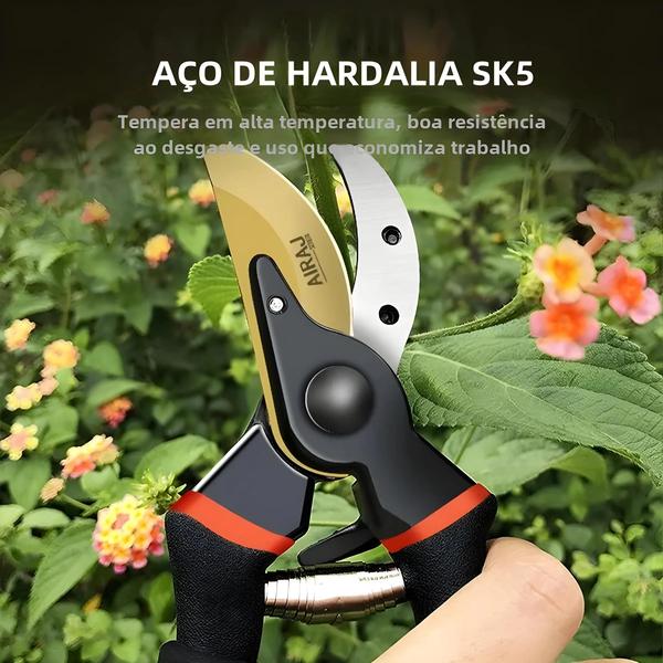 Aparador de Jardim Multifuncional - Tesoura de Poda Manual Resistente e Durável Imagem de Aparador de Jardim Multifuncional - Tesoura de Poda Manual Resistente e Durável