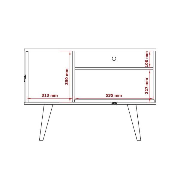 Imagem de Aparador De Porta / Rack Para Tv Yan Retrô Até 32