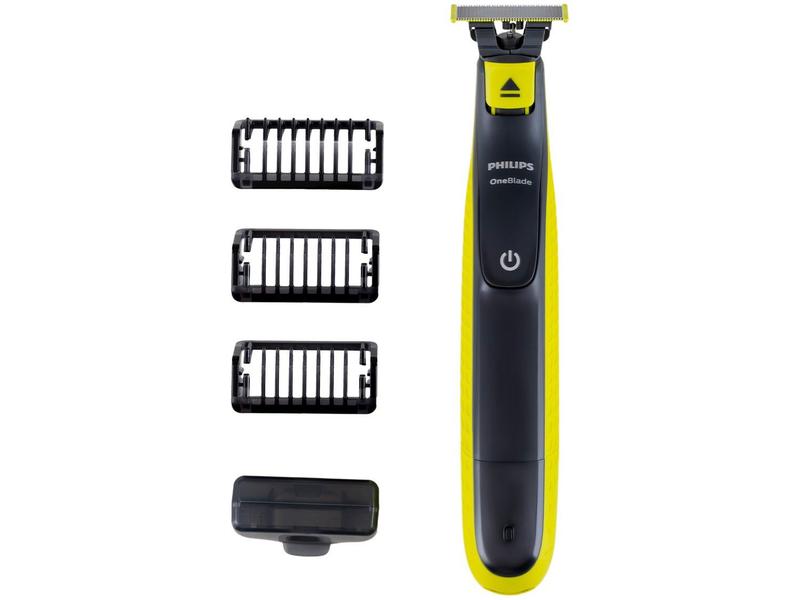 Aparador e Raspador Philips OneBlade Male Grooming - à Prova dàgua com 3 Pentes QP2724/10 Aparador e Raspador Philips OneBlade Male Grooming - à Prova dàgua com 3 Pentes QP2724/10