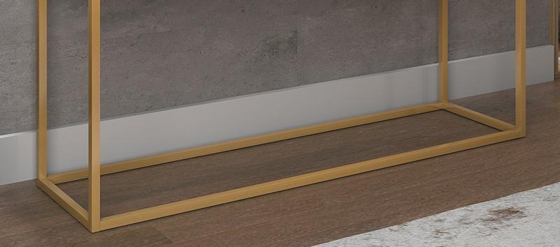 Aparador Eros Estilo Industrial Alto Padrão OffWhite Dourado - Casa Detalhe Imagem de Aparador Eros Estilo Industrial Alto Padrão OffWhite Dourado