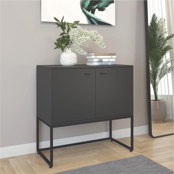 Aparador Estilo Industrial Moderno Buffet 2 Portas - Mais de Casa Imagem de Aparador Estilo Industrial Moderno Buffet 2 Portas