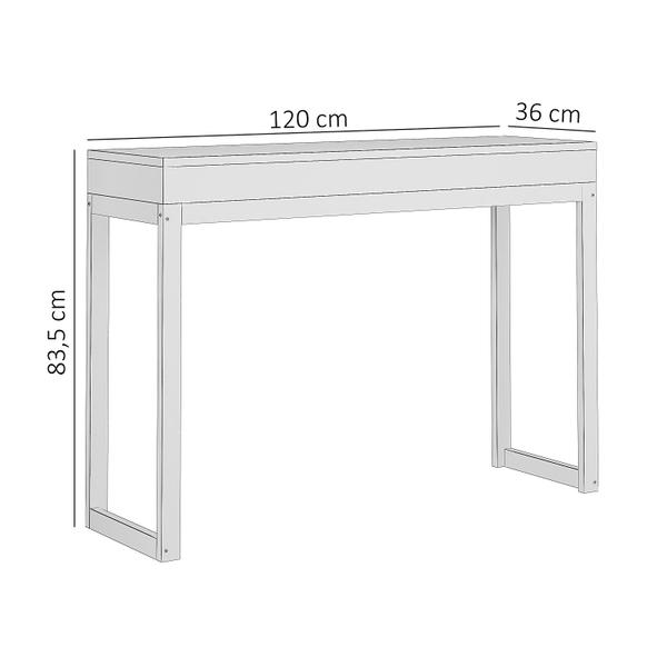 Aparador Mesa Decoração Canto do Trofeu Off White - LCN Moveis Imagem de Aparador Mesa Decoração Canto do Trofeu Off White