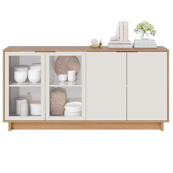 Aparador para Sala Buffet Vitória Freijó Off White Colibri Imagem de Aparador para Sala Buffet Vitória Freijó Off White Colibri