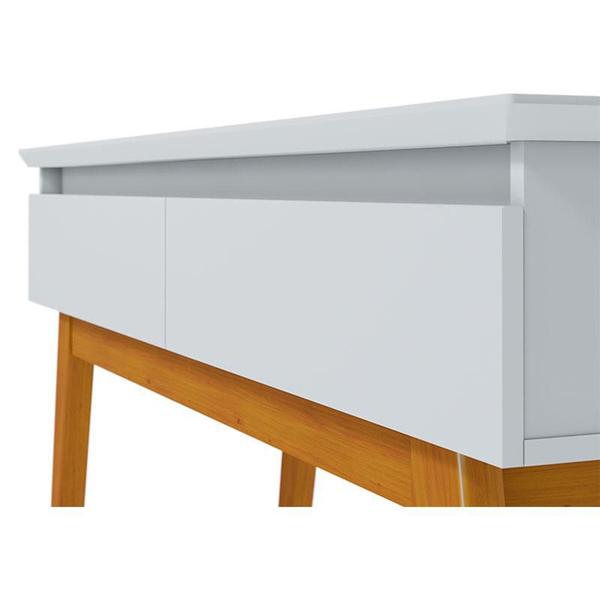 Aparador para Sala Classic Branco Acetinado - Imcal Imagem de Aparador para Sala Classic Branco Acetinado - Imcal