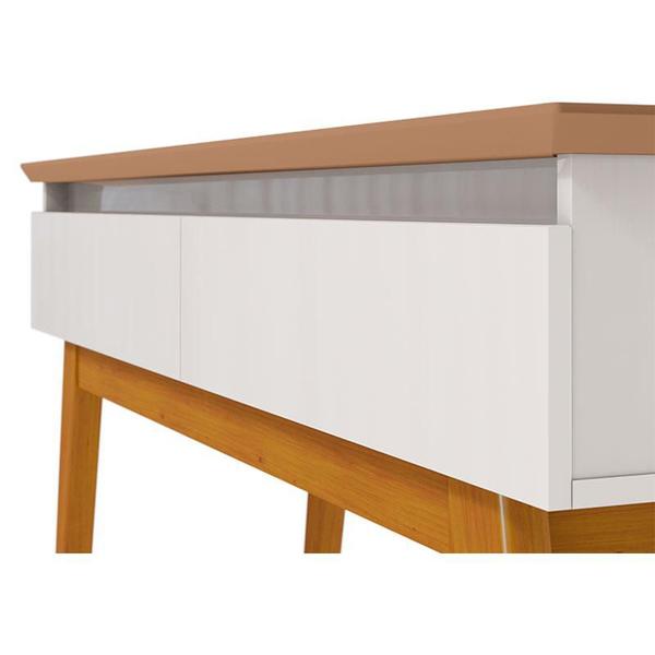 Aparador para Sala Classic Off White Freijó - Imcal Imagem de Aparador para Sala Classic Off White Freijó - Imcal