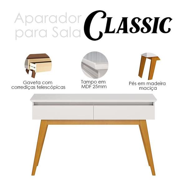 Aparador para Sala Classic Off White - Imcal Imagem de Aparador para Sala Classic Off White - Imcal