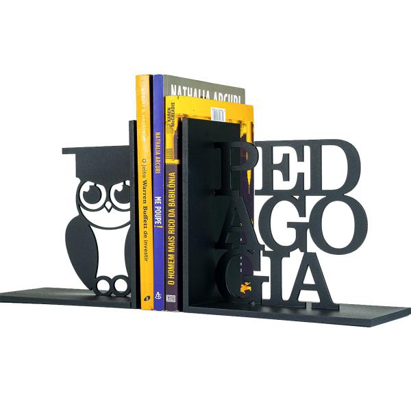 Imagem de Aparador Suporte de Livros PEDAGOGIA em MDF decorativo