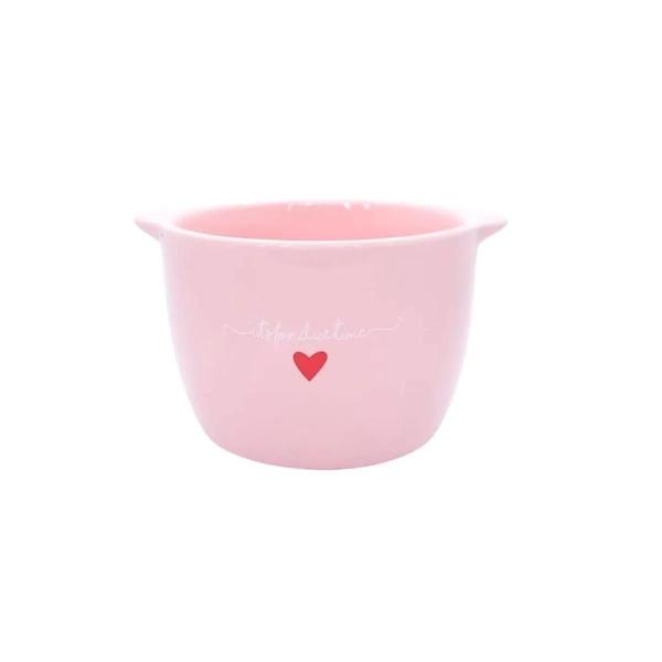 Imagem de Aparelho Conjunto De Fondue L' Amour Rosa Em Ceramica Com Frutas Queijos E Chocolate