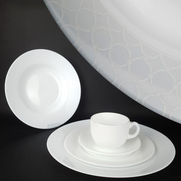 Imagem de Aparelho de Almoço e Jantar Velvet Estampado Opaline C/ 20 Und