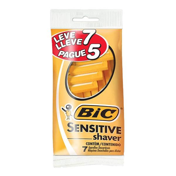 Imagem de Aparelho de Barbear Bic Sensitive Leve 7 Pague 5