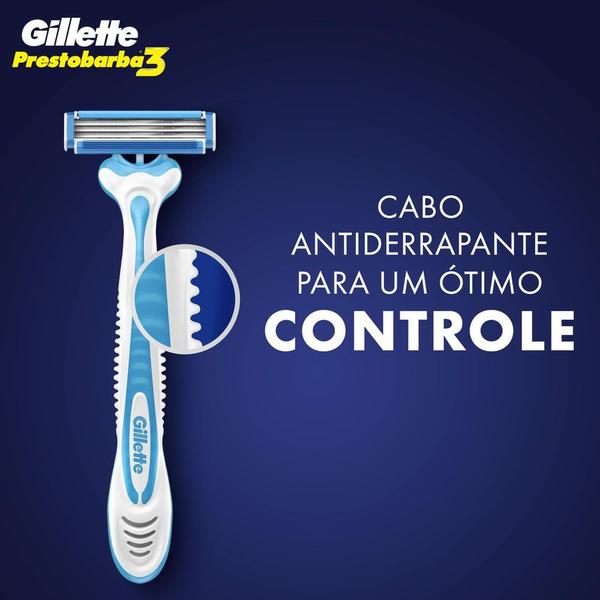 Imagem de Aparelho de Barbear Descartável Gillette Prestobarba3 Cool 2 Unidades