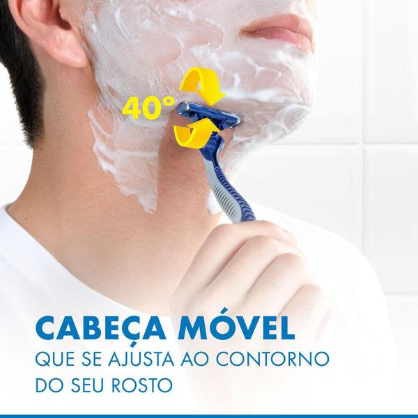 Imagem de Aparelho de Barbear Descartável Gillette Prestobarba3 Leve 4 Pague 3