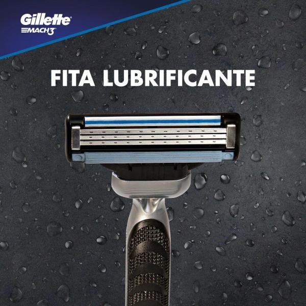 Imagem de Aparelho De Barbear Gillette Mach 3 Com 1 Cartucho