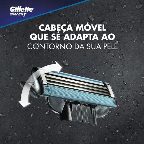 Imagem de Aparelho De Barbear Gillette Mach 3 Com 1 Cartucho