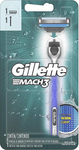 Imagem de Aparelho de Barbear Gillette Mach3 Acqua-Grip Original P&G