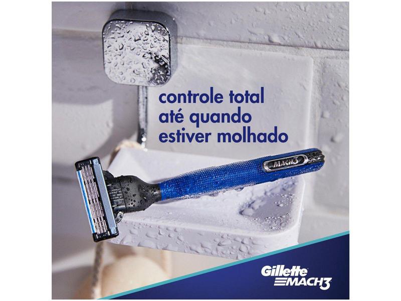 Imagem de Aparelho de Barbear Gillette Mach3 Acqua-Grip - Recarregável