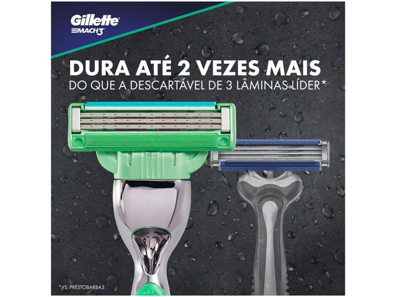 Imagem de Aparelho de Barbear Gillette - Mach3 Sensitive + 1 Carga