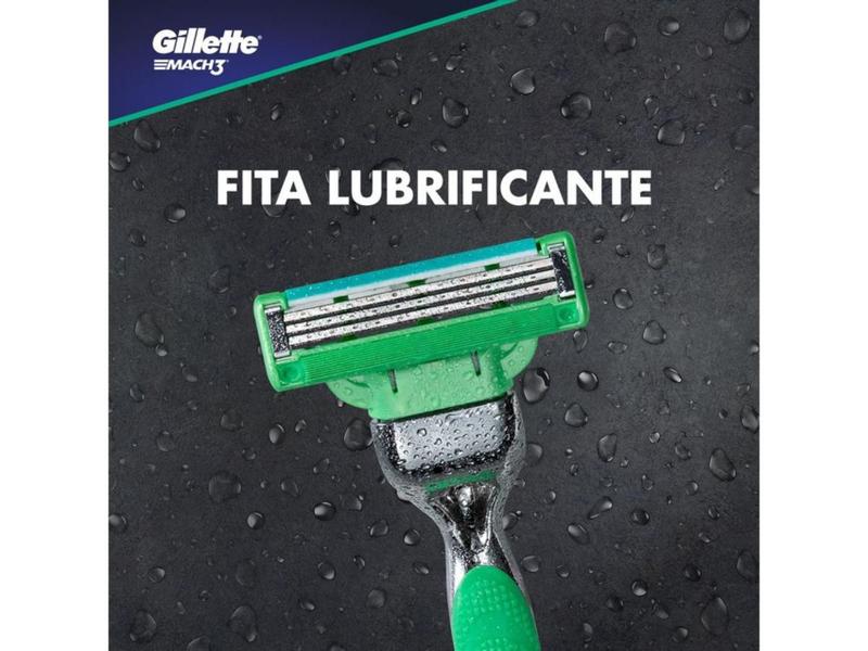 Imagem de Aparelho de Barbear Gillette Mach3 Sensitive + 4 Cargas Kit