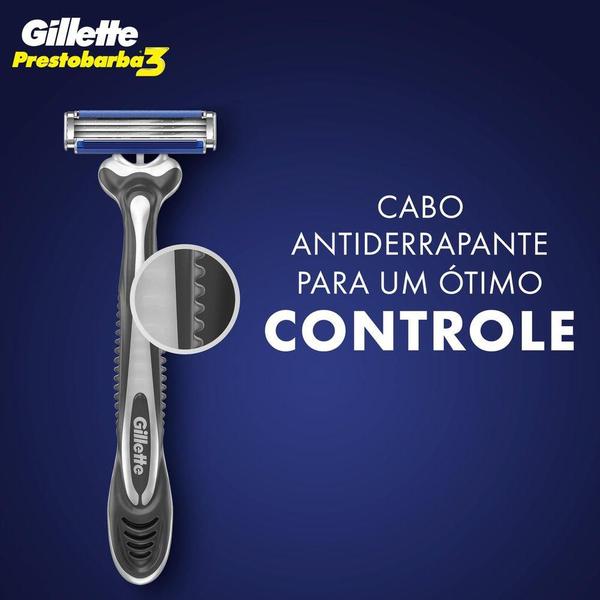 Imagem de Aparelho de Barbear Gillette Prestobarba 3 Leve 4 Pague 3