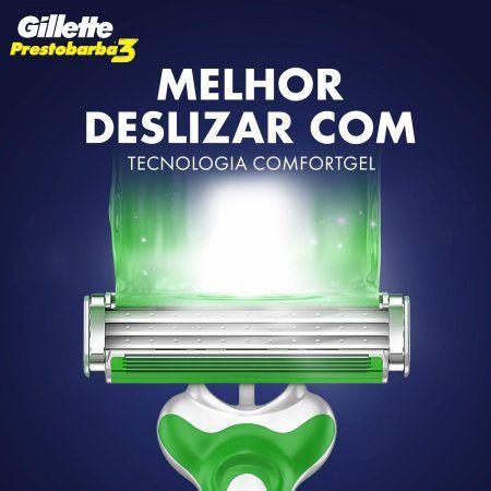 Imagem de Aparelho de Barbear Gillette Prestobarba 3 SenseCare 4 Unidades